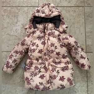 Mini-a-ture insulated really warm floral coat